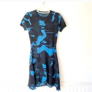 Timo Weiland Blue Camo Dress